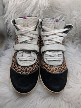 Gucci Limited Edition – Leopard High‑Top Sneakers (37 EU / US 6.5~7US)